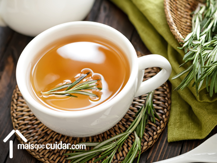 chá de alecrim tratamento natural artrose