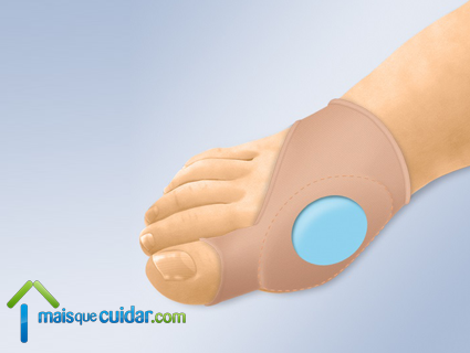 protetor hallux valgus tecido almofada gel