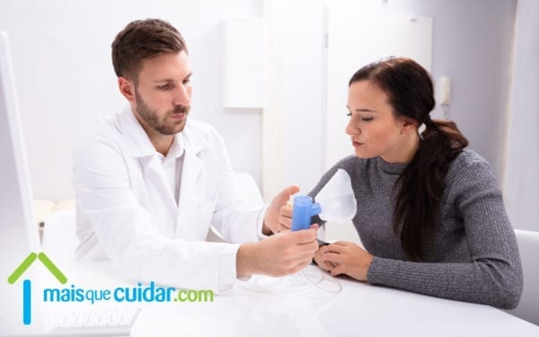 nebulização com soro fisiológico para tosse